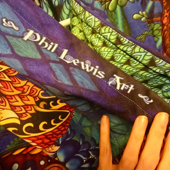 Phil Lewis Art to Wear Electric Wolf Reversible Hoodie - Picture 6 of 6